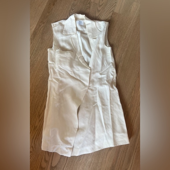 SIR the label White Linen Dress Size S